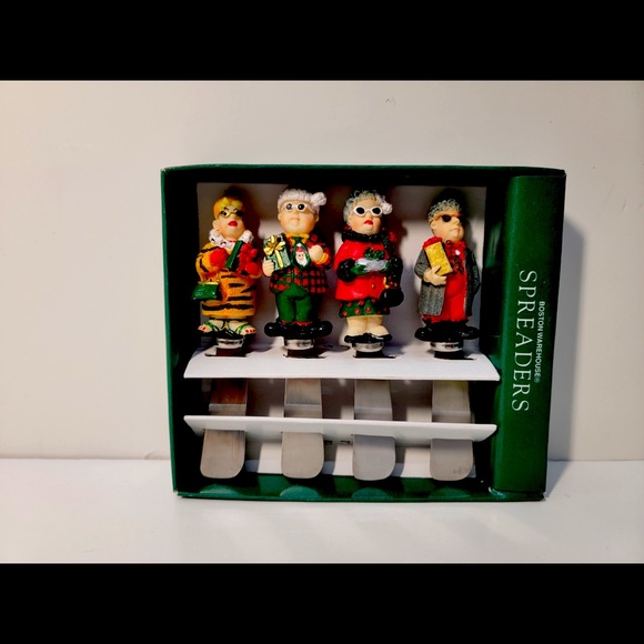 Boston Warehouse Holiday “Folk” spreaders NIB - Picture 1 of 5